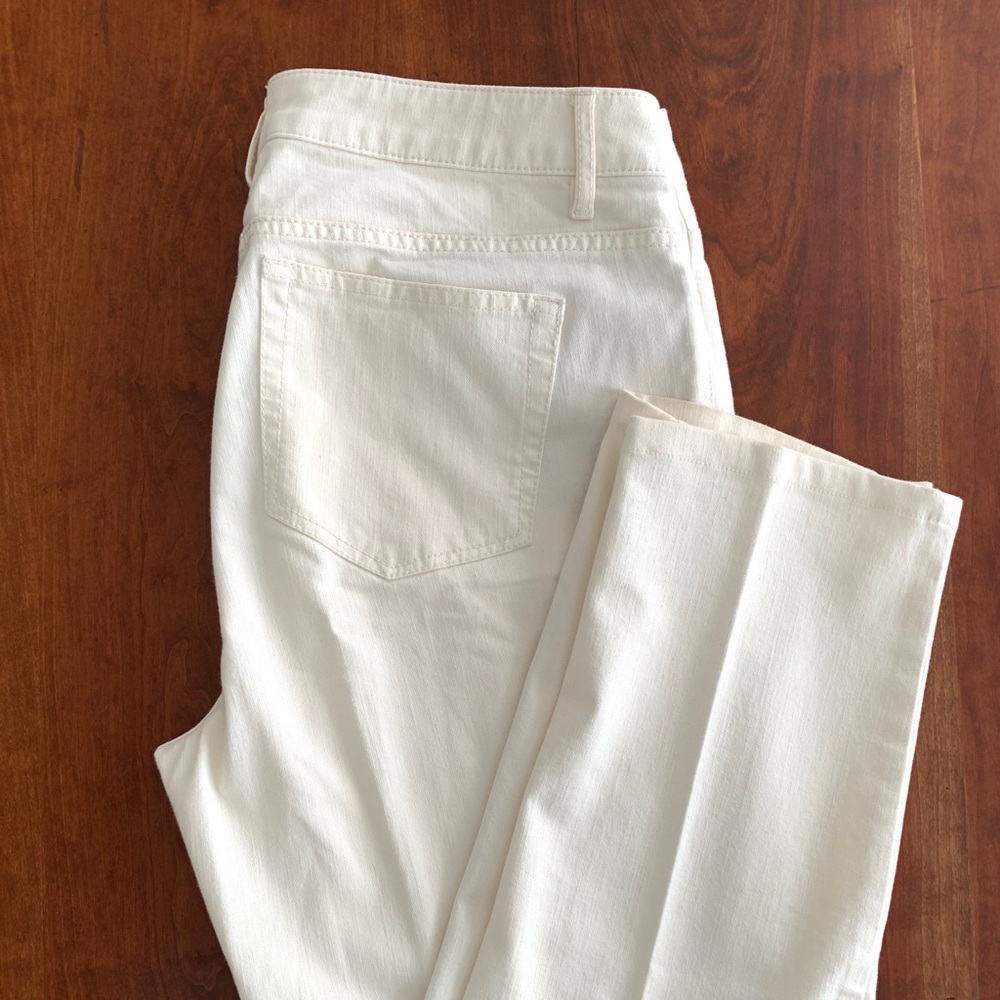 J.Jill winter white jeans